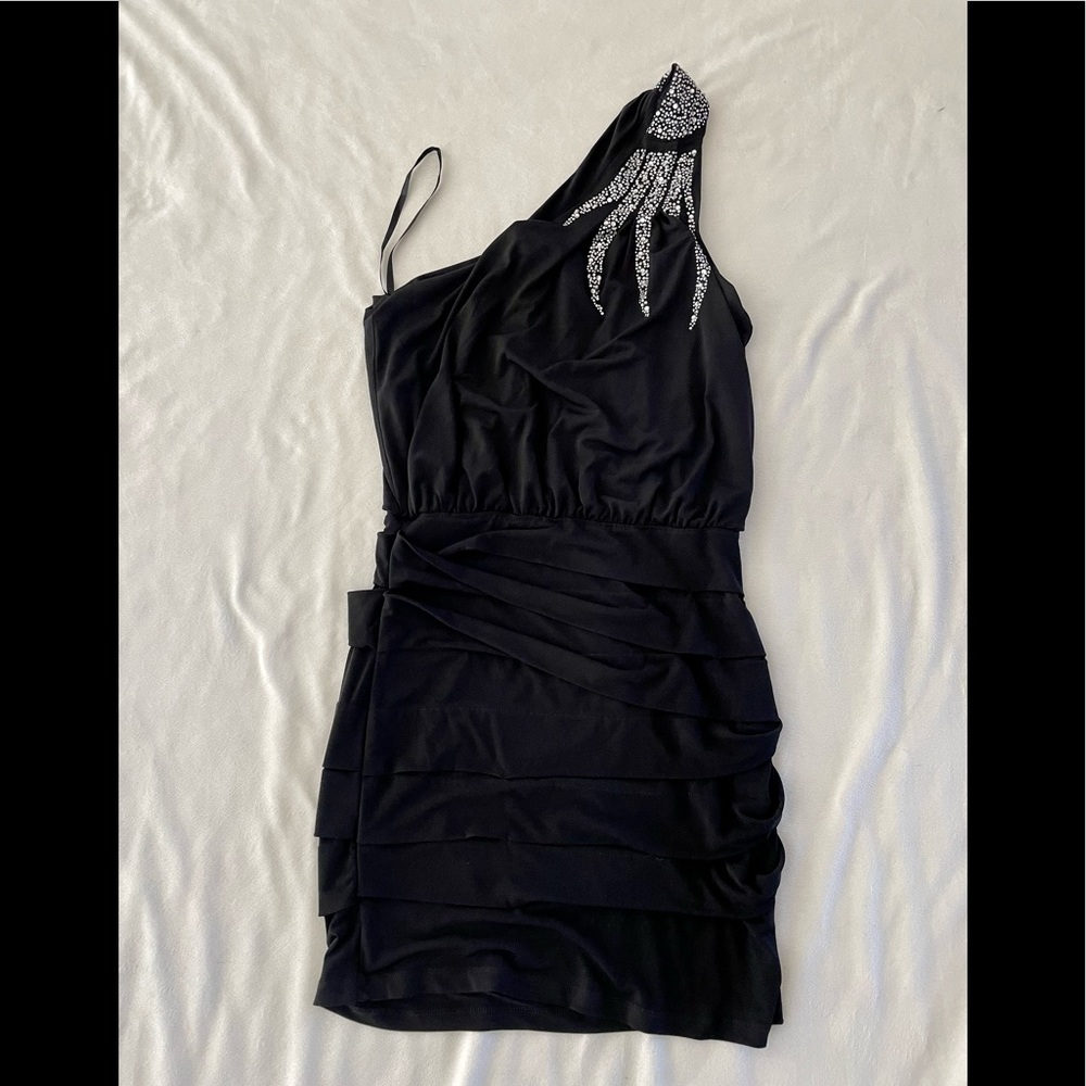 Black cocktail dress